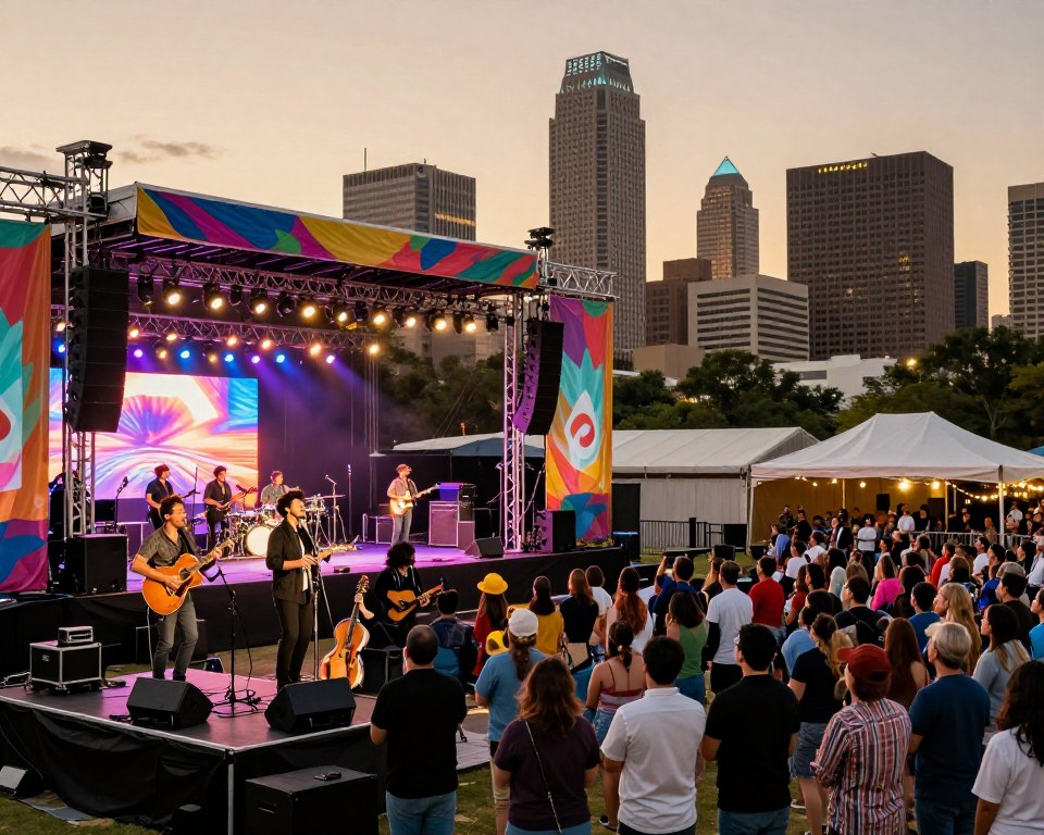 Mobile Stage Rental in Houston
